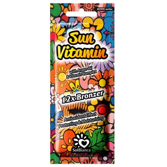 Крем для солярия Sun Vitamin, 15 мл