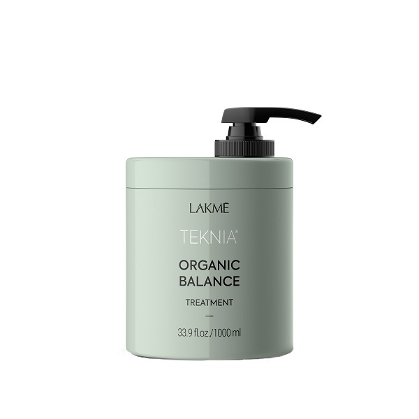 Lakme Интенс. увлажн. маска для всех типов волос Organic Balance Treatment, 1000 мл
