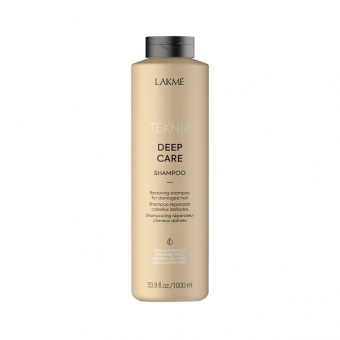 Lakme Восстанавливающий шампунь для повреж. волос Deep Care Shampoo, 1000 мл